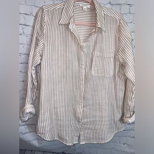 Linen button down shirt-medium
